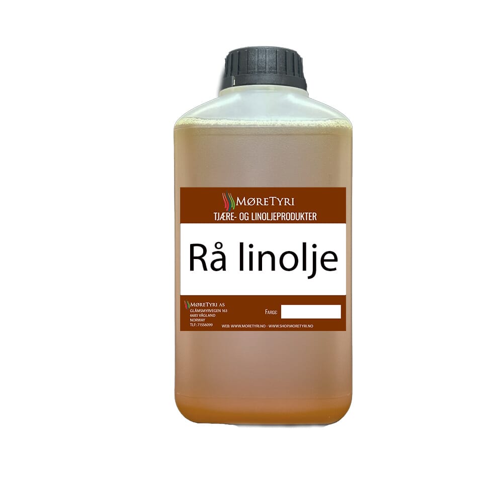 Rå linolje á 1L - MøreTyri - Nettbutikk