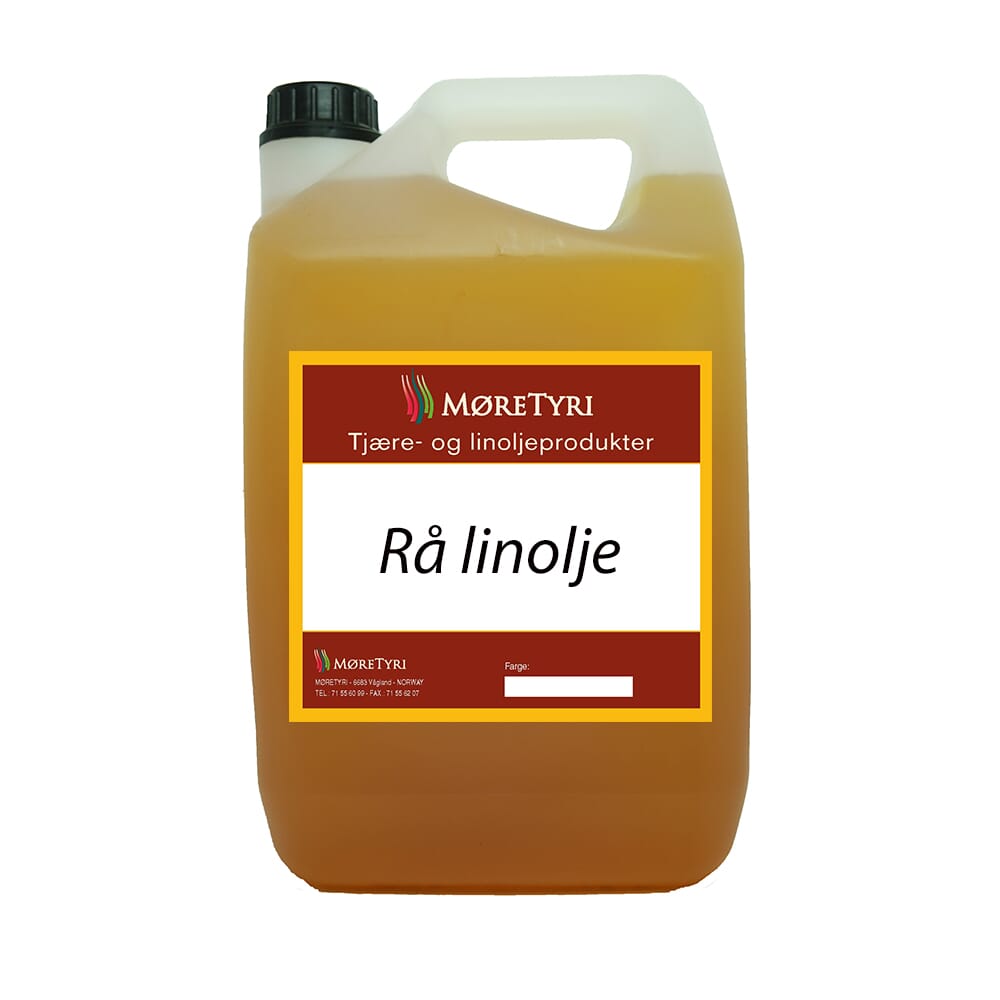 Rå linolje á 5L - Møretyri - Nettbutikk