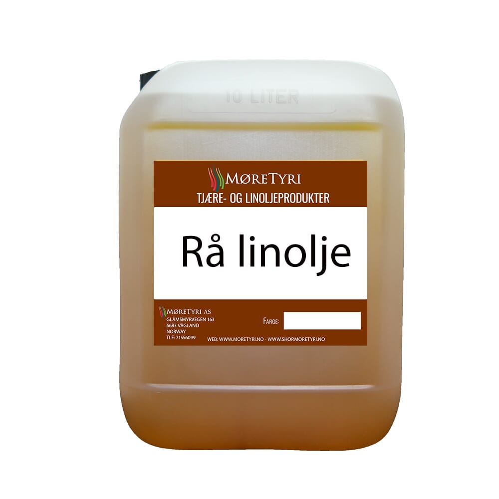 Rå linolje á 10L - MøreTyri - Nettbutikk