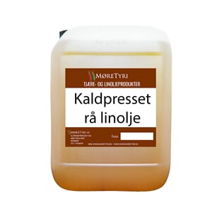 Kaldpresset rå linolje 10 L